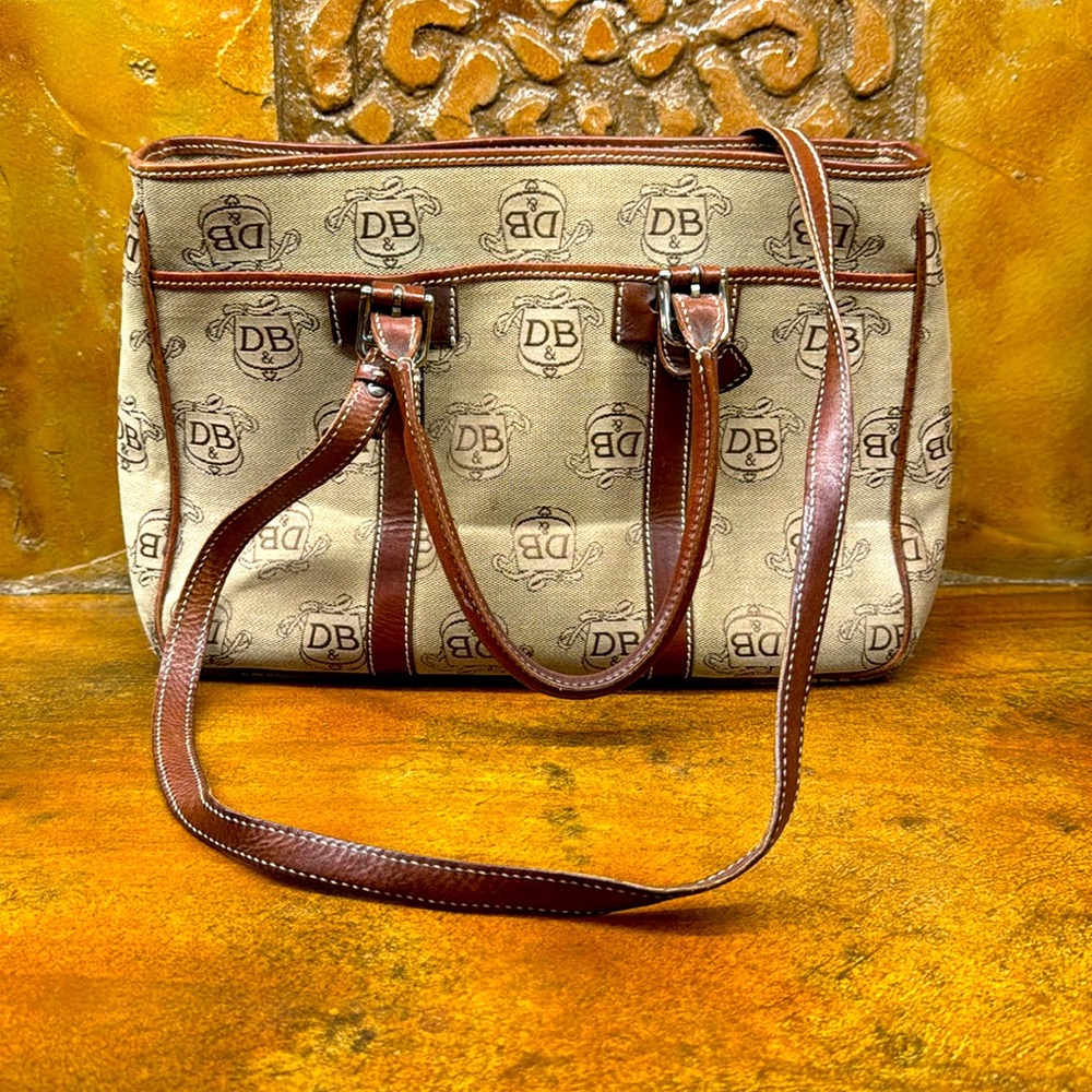 Dooney and Bourke satchel with zippered pouch